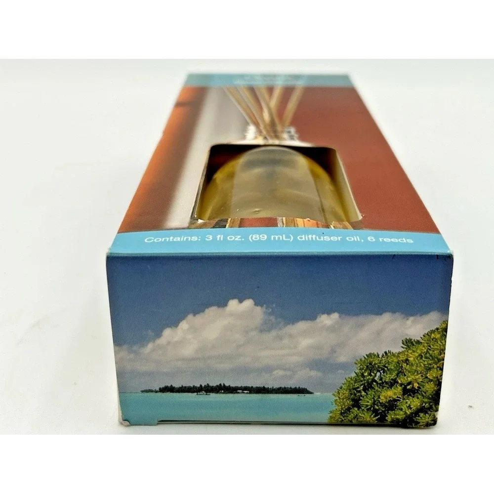 Reed Diffuser Ocean Scent 3 fl‎ oz. 6 Reeds Jodhpuri Collections Beach Sea Clean